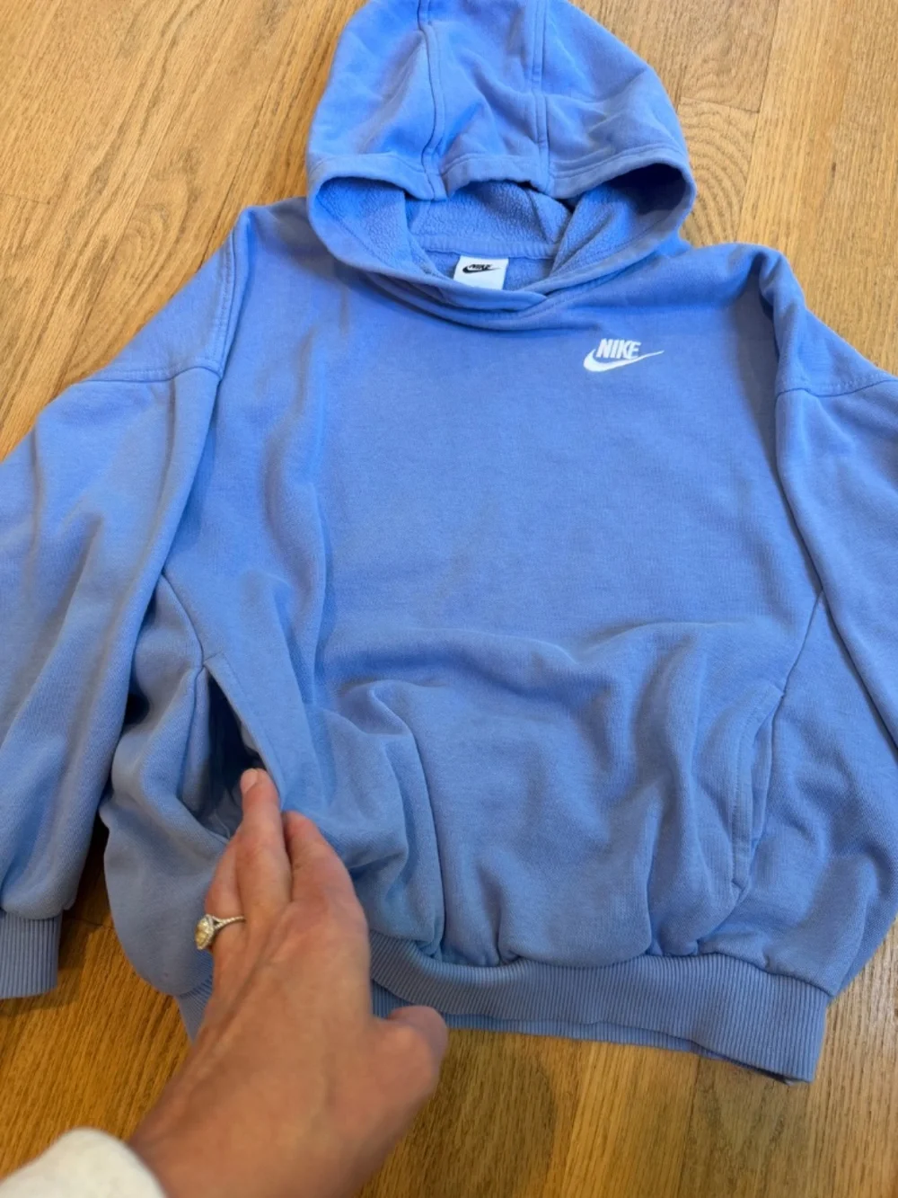 Kids Nike Hoodie and Pants Set Blue Medium - Picture 6 of 7